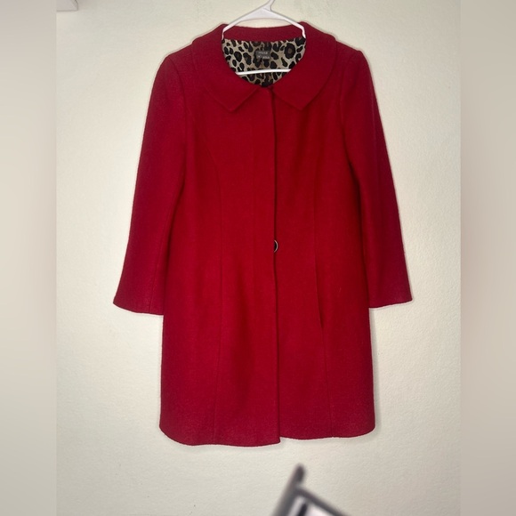 Muse Jackets & Blazers - Muse Womens Red Size Wool Blend jacket Size 8